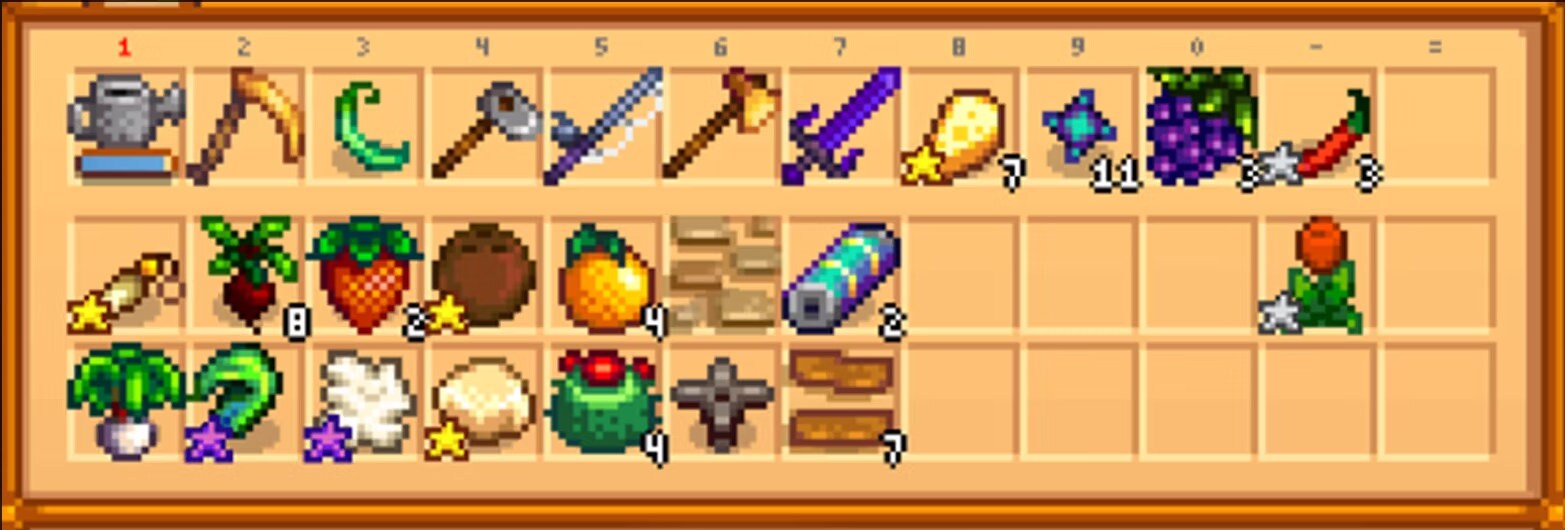 Stardew Valley Inventory Bag Premium Tote Bag Etsy