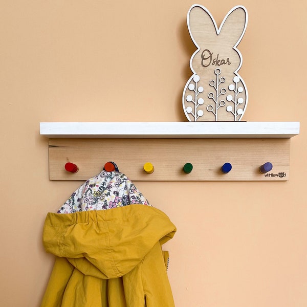 Shelf With Hooks Etsy