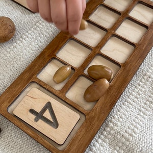 Montessori Zehnerrahmen: Mathe-Zählhilfe aus Holz