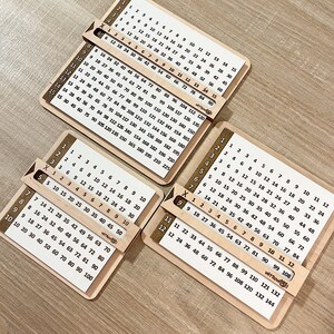 Wooden Multiplication & Division Board: Homeschool Math Tool - Etsy