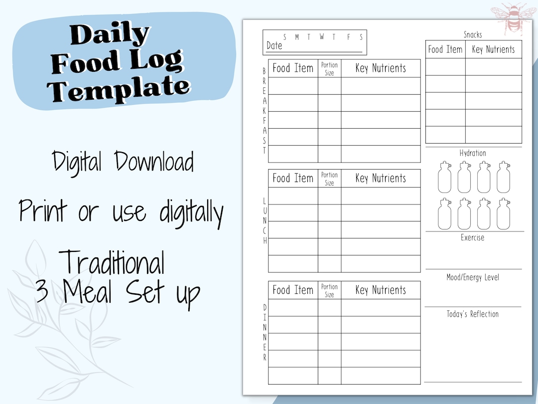 digital-daily-food-log-template-instant-download-3-meal-nutrition-tracker-printable-diet-tracker-minimalist-daily-food-log-letter-size-etsy