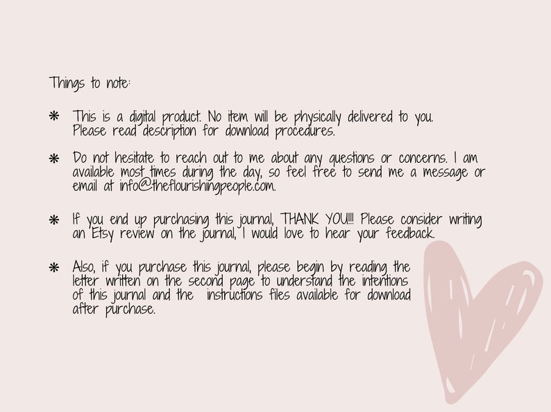 Things to note: this is a digital product. No item will be physically delivered to you. Please read description for download procedures. Do not hesitate to reach out to me about any questions or concerns. I am available most times during the day