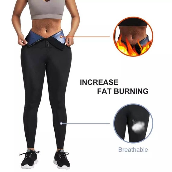 Sauna Shapers Hot Sauna Pants Slimming Pants Waist Trainer Thermo Shapewear  Pants Workout Fitness Leggings 