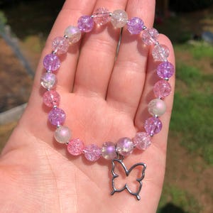 Butterfly charm bracelet