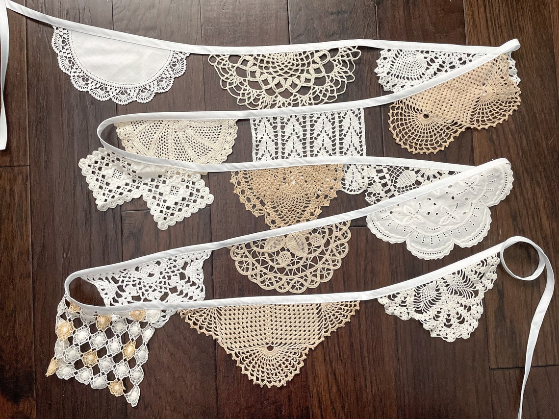 Ivy Lane Design Vintage Lace Banner Garland