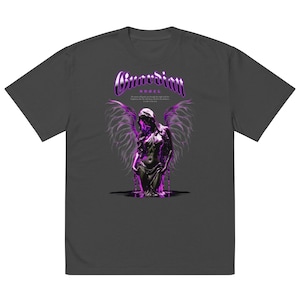 Angel Vintage Streetwear T-shirt | Beige Oversized Angelcore