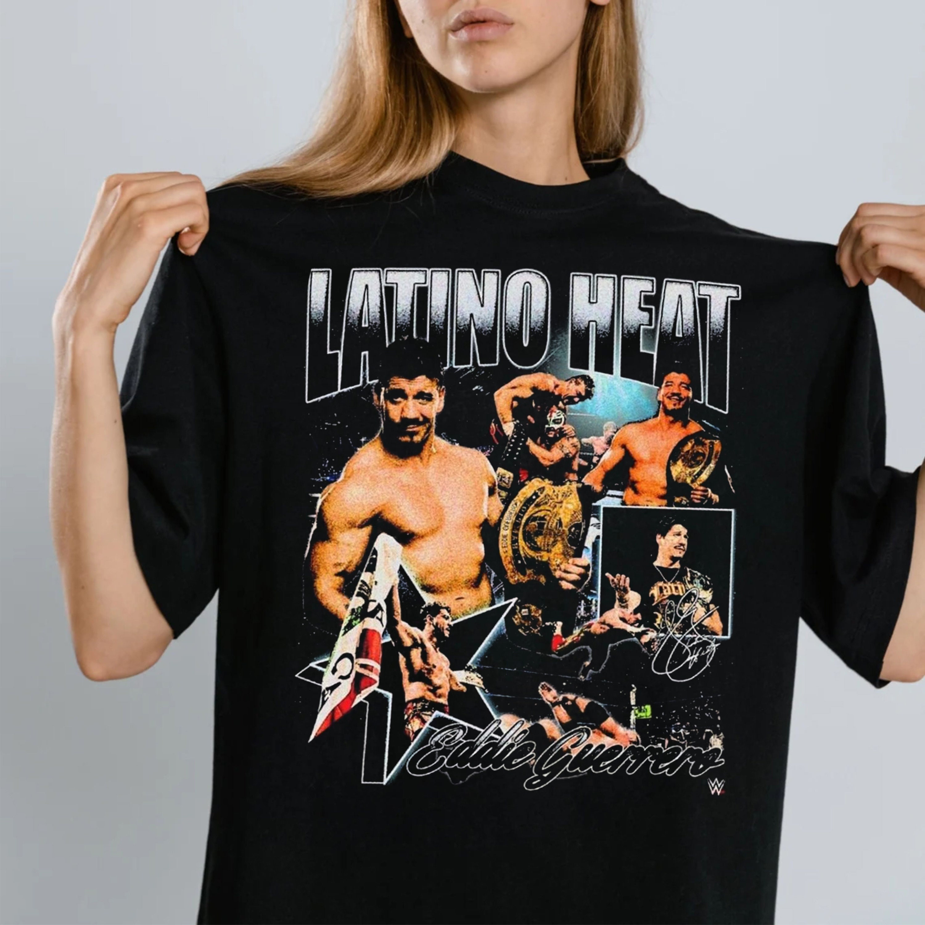 Eddie Guerrero Latino Heat Parody Tee Cool Wrestling Fan T Shirt