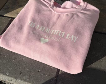 Sudadera de cuello redondo para concienciar sobre la infertilidad: ¡Es un día para un milagro!