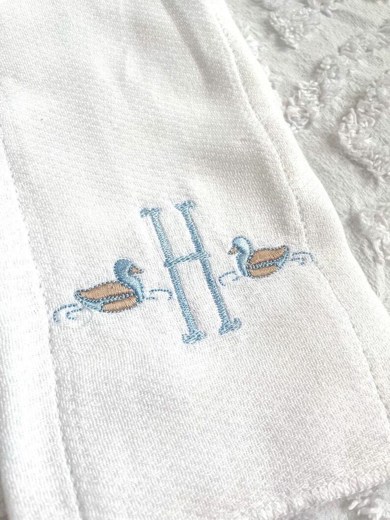 Custom Embroidered Burp Rag | Personalized Burp Cloth | Baby Shower ...