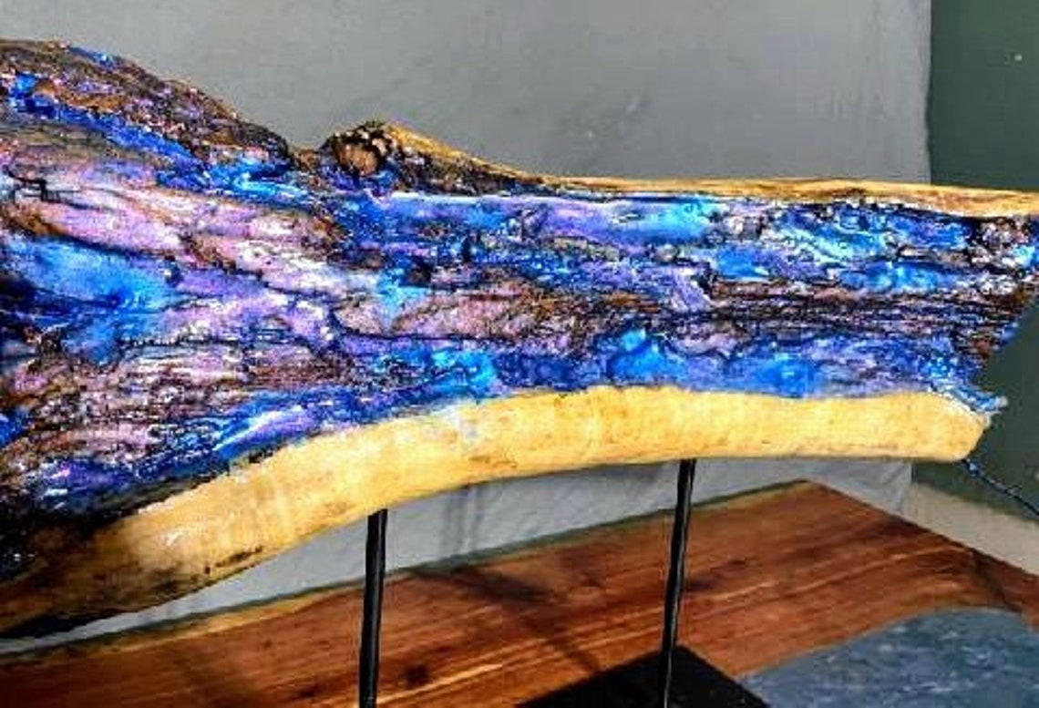 Epoxy Driftwood Art Etsy