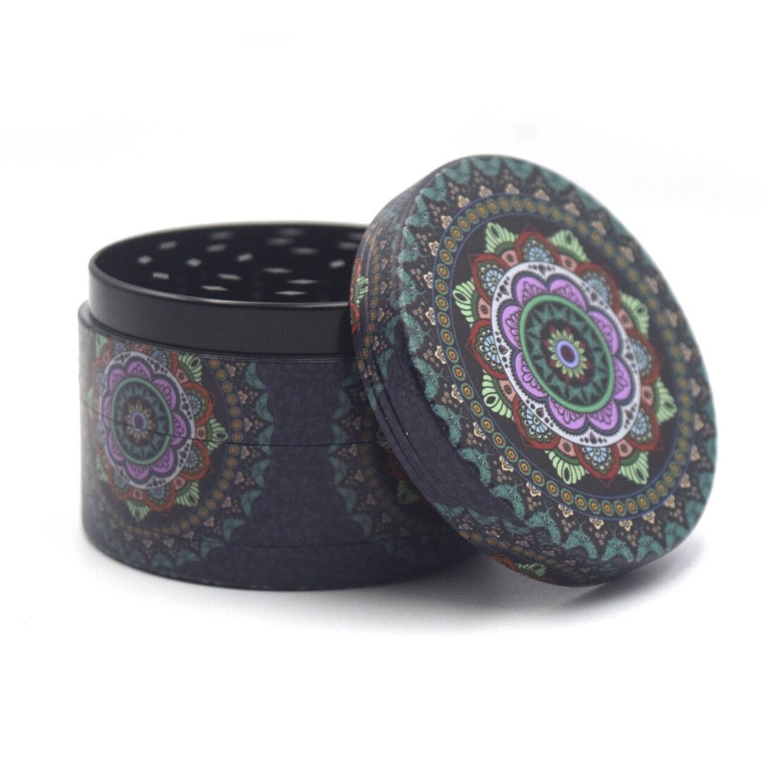 Personalized Grinder,mandala Grinder,metal Grinder,4 Layers Grinder