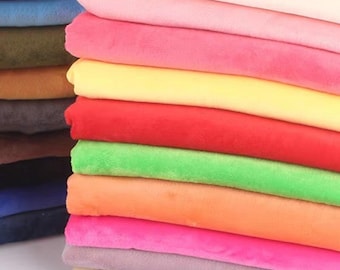 Solid Minky Fabric,Yellow Fabric,Blanket Fabric,Cuddle Fabric,Minky Fabric,Solid Fabric,Sofa Fabric,Plush Fabric,Fabric By 1/2 Yard