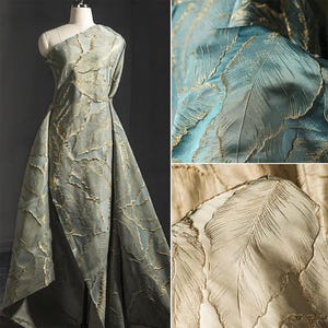 Blätter Jacquard Stoff,Möbelstoff,Blätter Stoff,Kissenstoff,Kleiderstoff,Sofa Stoff,Möbelstoff,Jacquard Stoff,Vorhangstoff