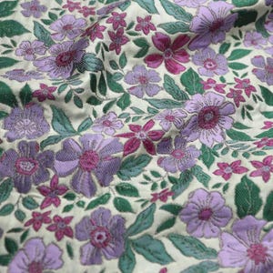 Floral Jacquard Fabric,Upholstery Fabric,Flower Fabric,Cushion Fabric,Soft Fabric,Sofa Fabric,Fabric By Yard,Jacquard Fabric,Curtain Fabric