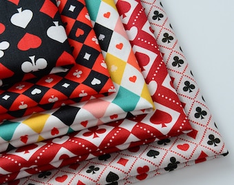 Poker Cotton Fabric,Pillow Fabric,Poker Fabric,Quilting Fabric,Cotton Fabric,Printed Fabric,Soft Fabric,Dress Fabric,Fabric By Yard