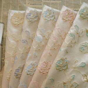 Floral Jacquard Fabric,Upholstery Fabric,Floral Fabric,Cushion Fabric,Soft Fabric,Sofa Fabric,Fabric By Yard,Jacquard Fabric,Curtain Fabric