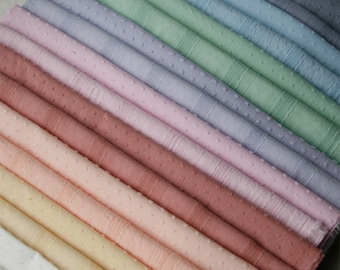 Solid Cotton Fabric,Polka Dot Fabric,Soft Fabric,Quilting Fabric,Cotton Fabric,Solid Fabric,Dress Fabric,Fabric By 1/2 Yard,Clothes Fabric