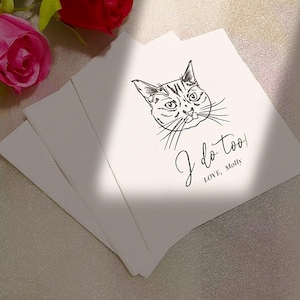 Tovaglioli per matrimonio con gatti illustrati personalizzati, tovaglioli per cocktail personalizzati per animali domestici, tovaglioli per matrimonio con cani, tovaglioli per cocktail da doccia, tovaglioli per pranzo