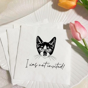 Tovaglioli di nozze personalizzati per animali domestici, tovaglioli personalizzati per gatti, tovaglioli per cani, tovaglioli di compleanno, bomboniere, tovaglioli per feste unici, tovaglioli da cocktail