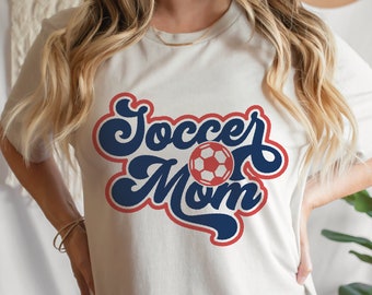 Soccer Mom PNG Sublimation, Chemise de maman rétro, Soccer Mama png, Proud Mom Png, Boy Mom Png, Design de sublimation sportive