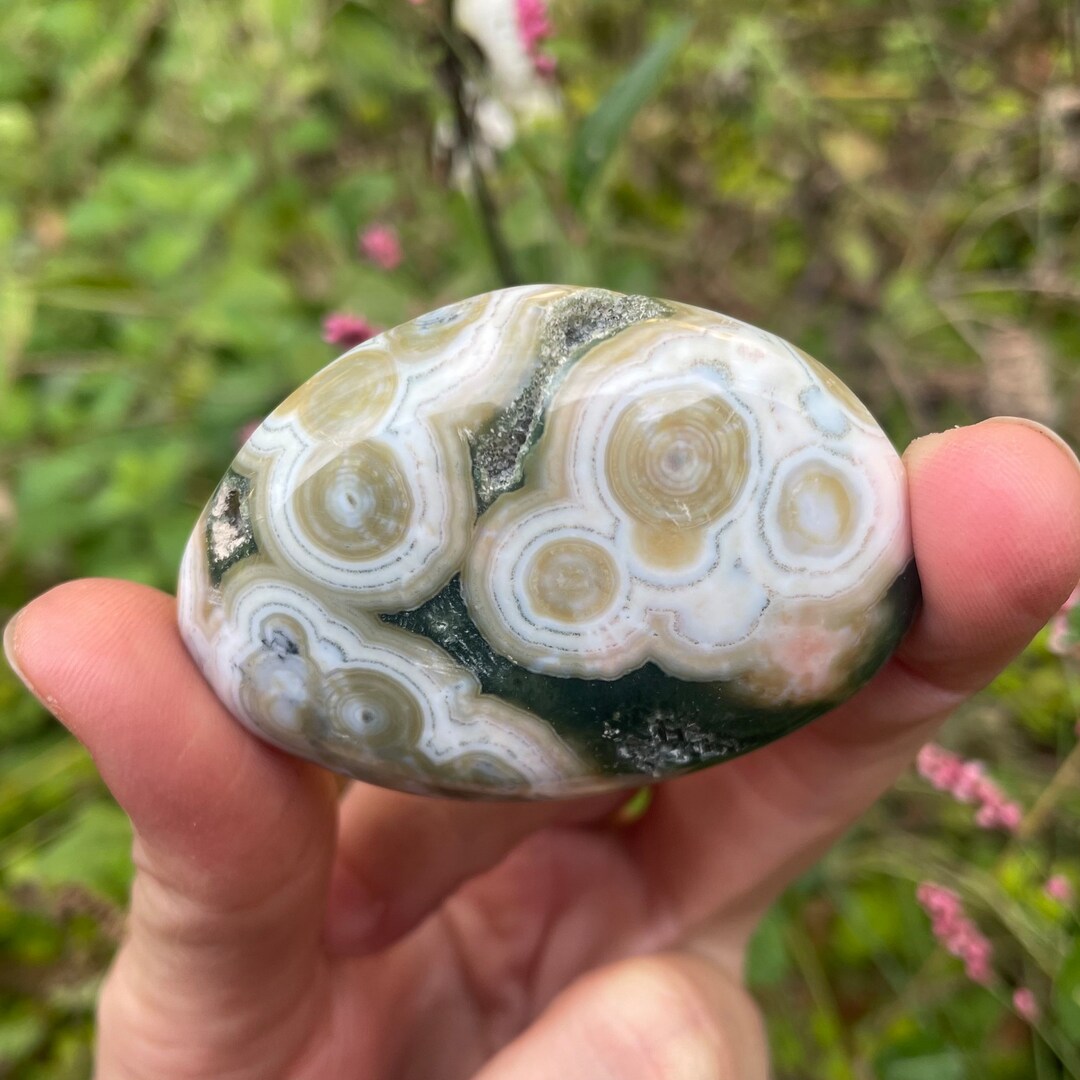 Jaspe océan Palmstone Etsy France