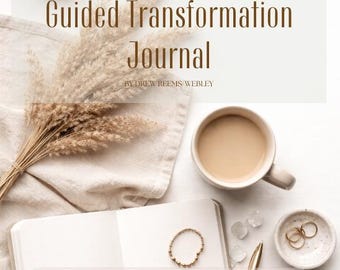Becoming Her in Christ Digital Journal | 50-Week Workbook (400+ Pages) | Identity, Healing, and Growth