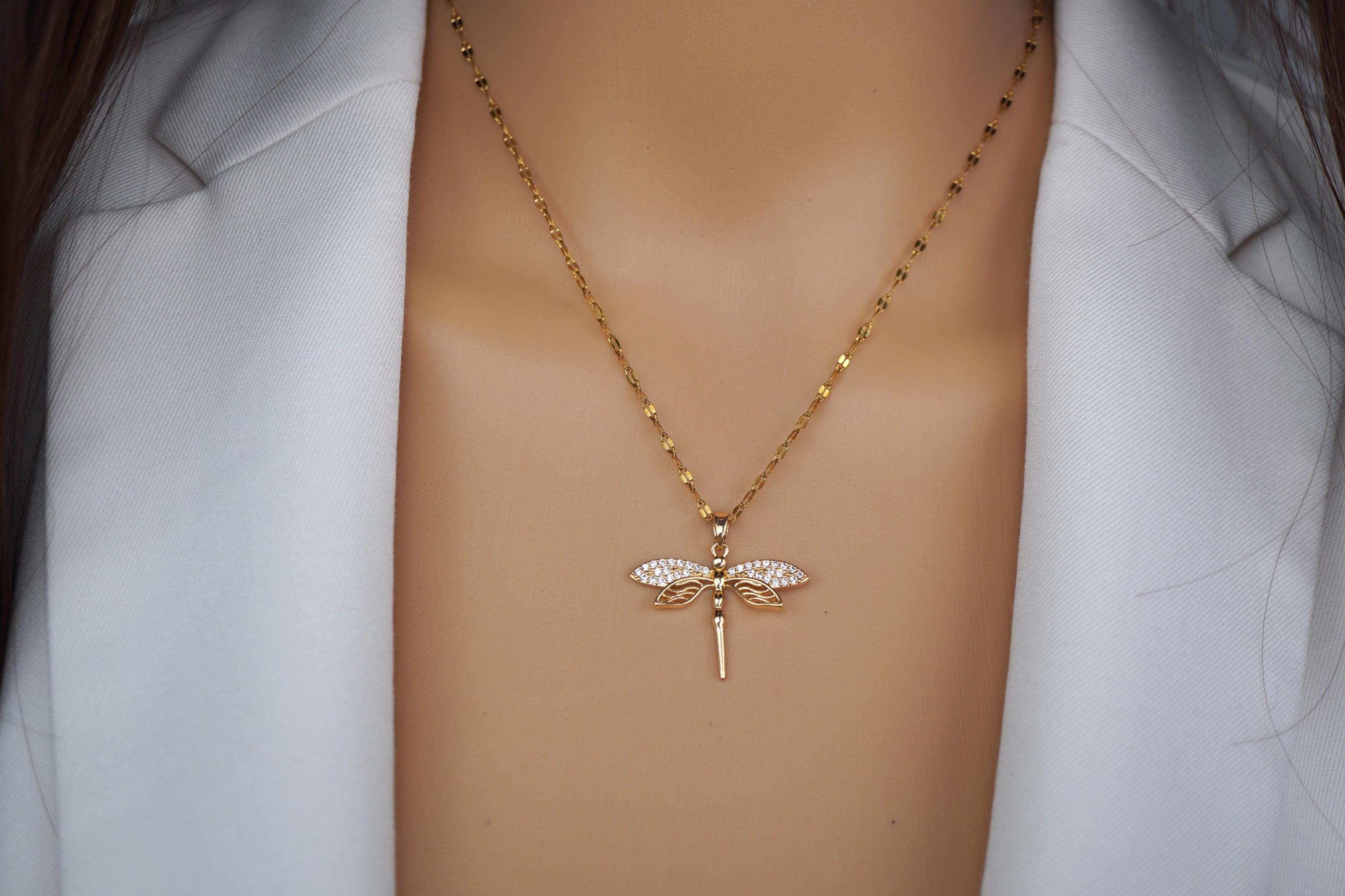 Collana in acciaio inossidabile per donne e ragazze, con