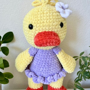 Lily the Duck Crochet Pattern PDF