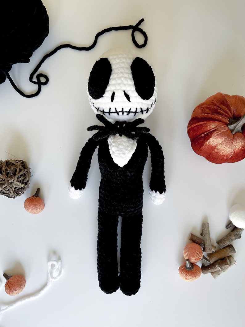 Jack Skellington Crochet Pattern PDF, Nightmare Before Christmas