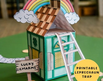 Leprechaun Trap Printable – DIY Craft for Kids (St. Patrick's Day)