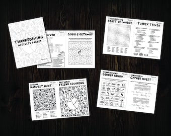 Thanksgiving Activity Packet