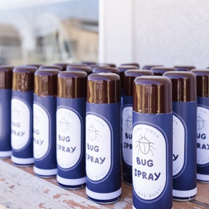 Customizable Silly String Label- Bug Spray- Crazy String Bug Spray Label