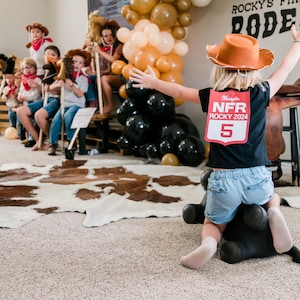 Cowboy NFR Back Numbers – Printable Western Rodeo Party Decorations ...