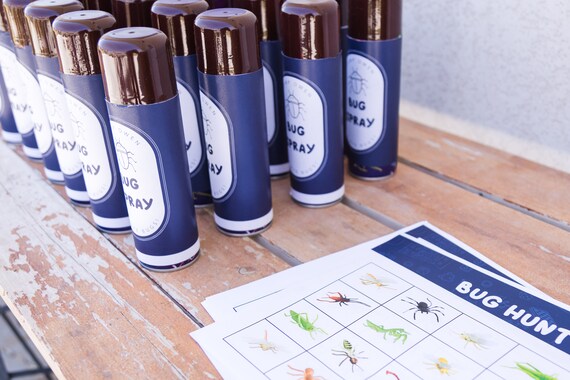 Customizable Silly String Label- Bug Spray- Crazy String Bug Spray