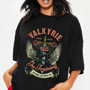 Valkyrie ACOTAR shirt Nesta Sarah J Maas Acotar Merch Velaris Shirt Cassian SJM merch Booktok Merch Sarah J Maas Merch Lady Death ACOSF image 3