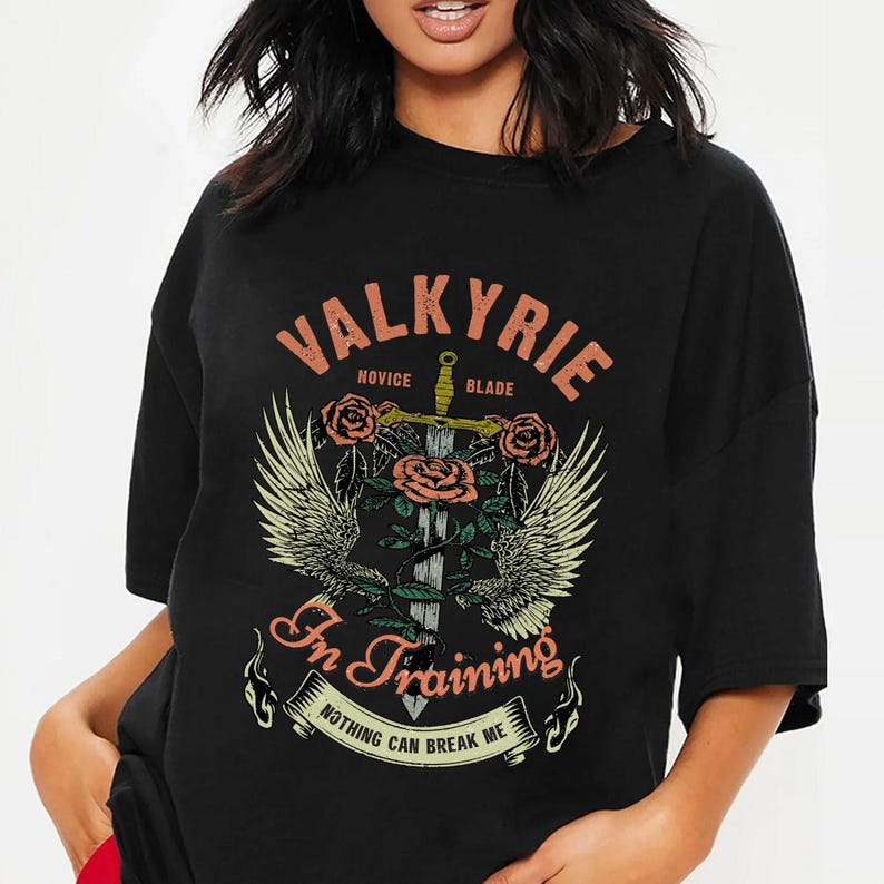 Valkyrie ACOTAR shirt Nesta Sarah J Maas Acotar Merch Velaris Shirt Cassian SJM merch Booktok Merch Sarah J Maas Merch Lady Death ACOSF image 3