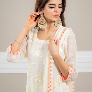 Eid Party Wear Designer Pakistani Outfits Salwar Kameez Dupatta Dress Ready to Wear Heavy Embroidery Stone Work Beautiful Trouser Pant Suits