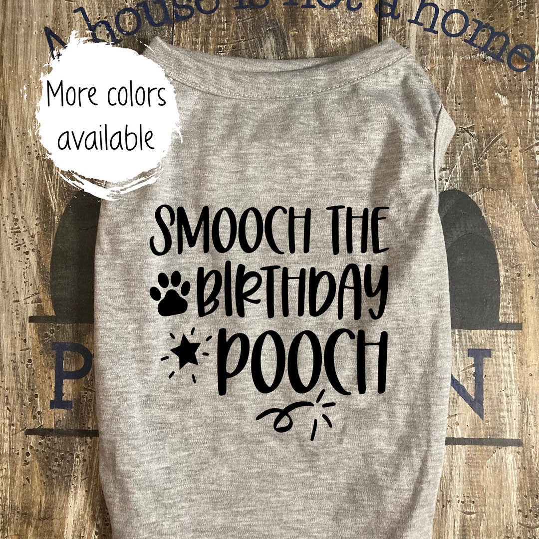 Birthday Shirt for Dog Happy Birthday Dog Shirt Etsy