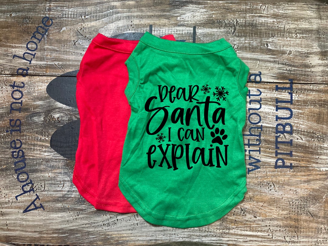 Christmas Shirt for Dog Cute Dog Shirt Funny Dog Shirt Etsy