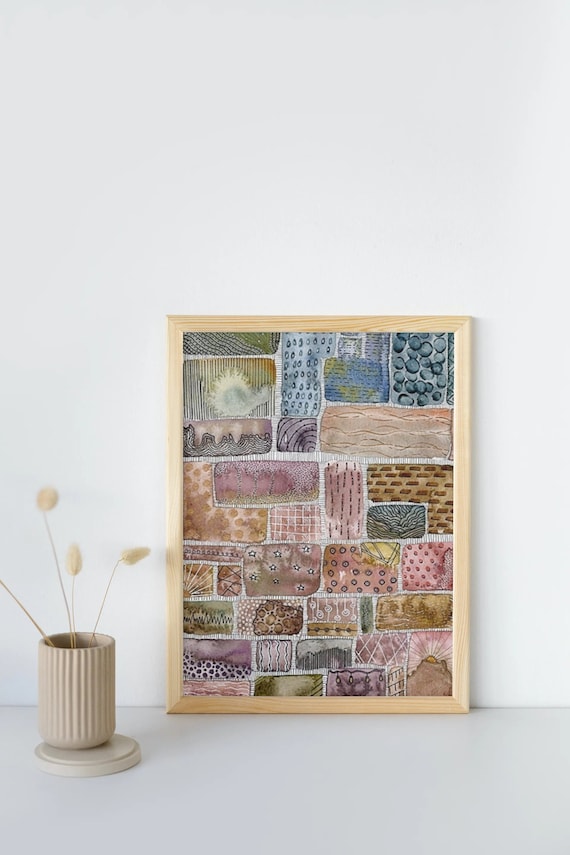 Abstract Watercolor Print | Colorful Wall Art | Watercolor Painting | Nature Art | Physical Print | AcuarelaMagica