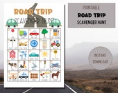 Printable Road Trip Scavenger Hunt: Kids Summer Activity (Digital Download)