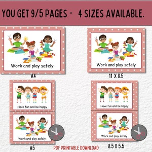 Classroom Rules Poster Pack Printable,classroom Rules Display,bulletin ...