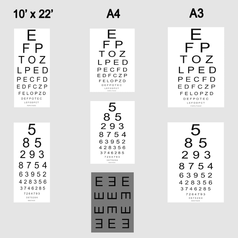 Test Your Vision at Home With Eye Chart Highquality Printable Images for Eye Basic Checkup