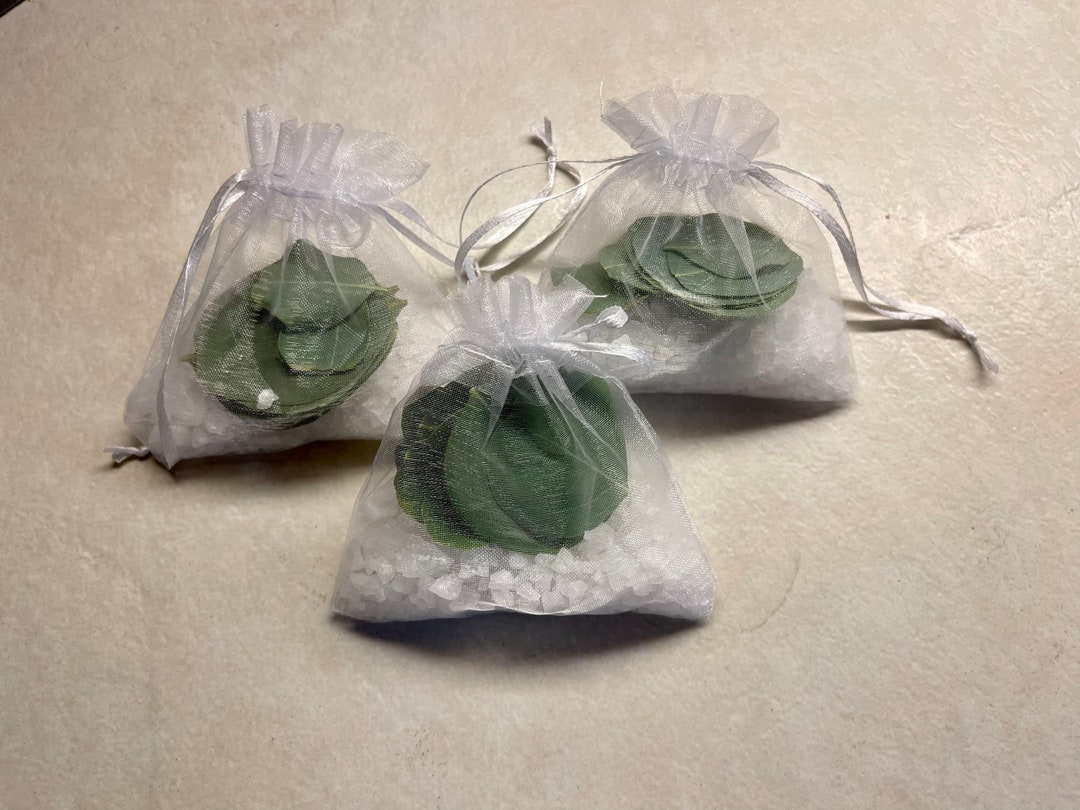 Eucalyptus Bath and Shower Aroma Pouches three Etsy