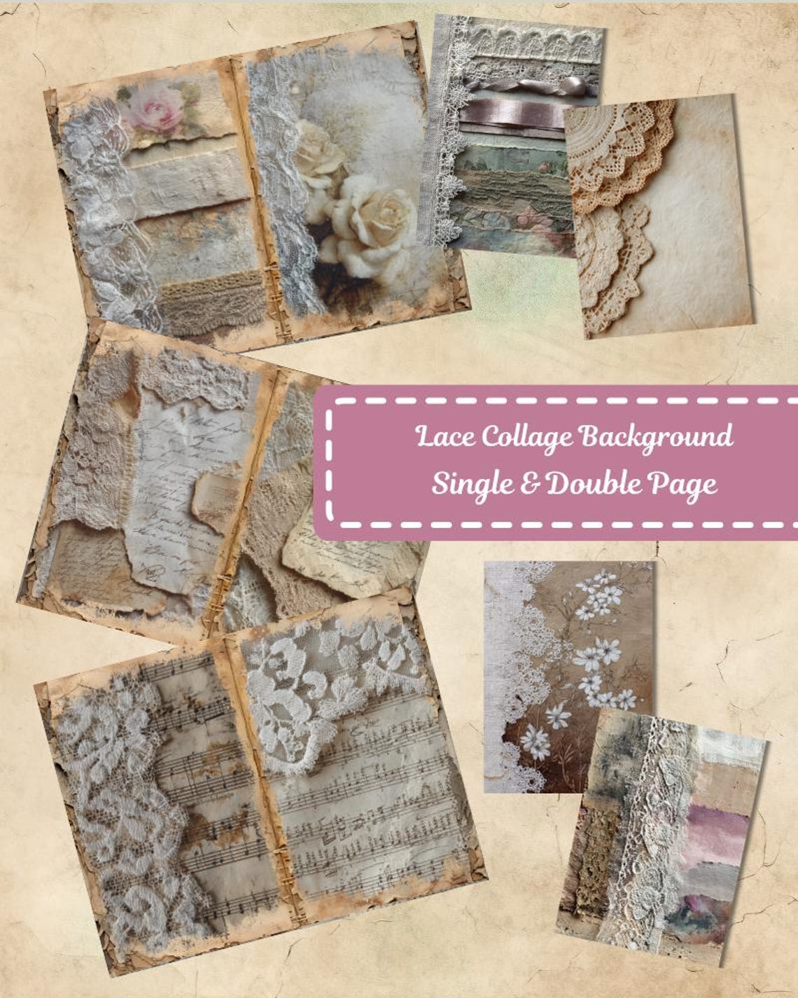 Vintage Junk Journal Kit: 180 Printable Pages, Ephemera & Collage - Etsy