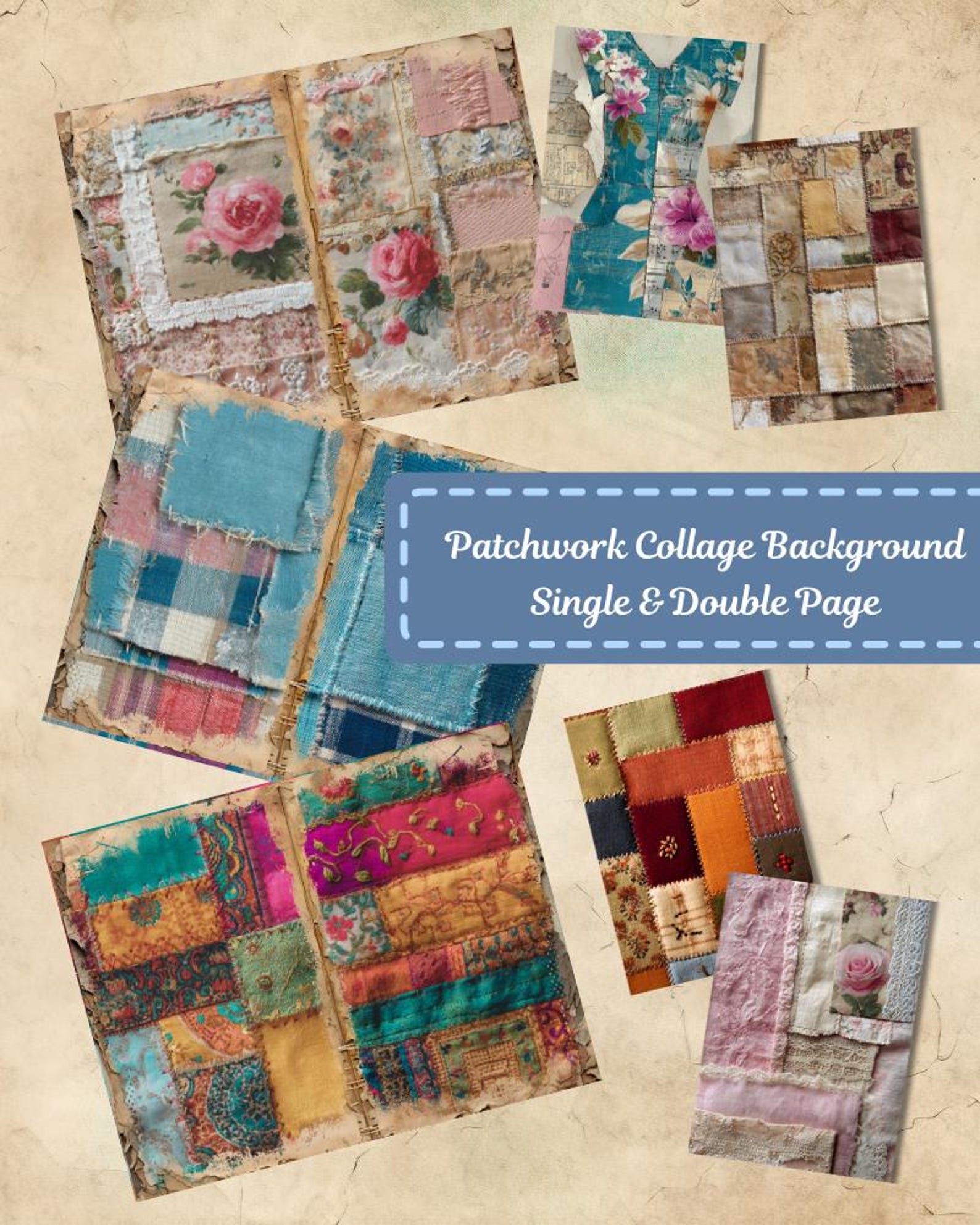 Vintage Junk Journal Kit: 180 Printable Pages, Ephemera & Collage - Etsy