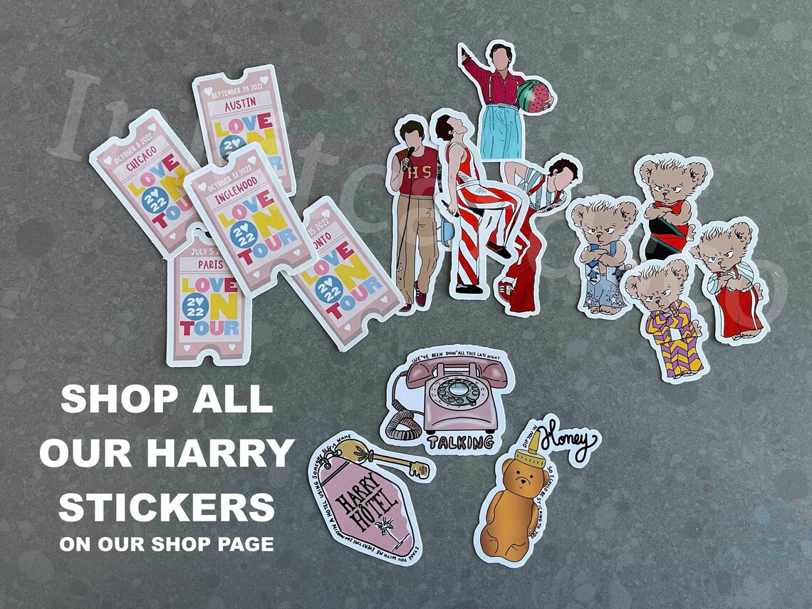 Harry Styles Love on Tour 2023 Stickers Harry Styles Love on Etsy Canada