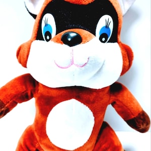 Brown and White 12&quot; Fox Plush Collectible Toy