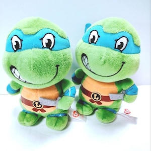 Ty Beanie Teenage Mutant Turtles Leonardo 6&quot; Toy Plush collectible