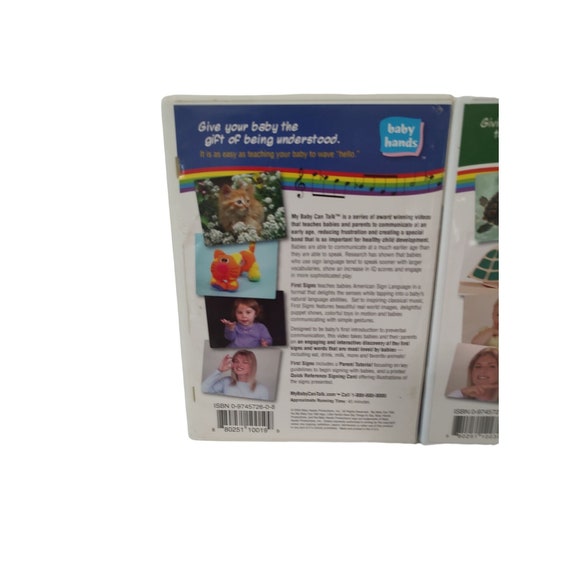 My Baby Can Talk DVD Set, First Signs & Exploring Signs - Etsy